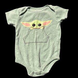 Star Wars Baby Yoda Outfit - One Piece 12M